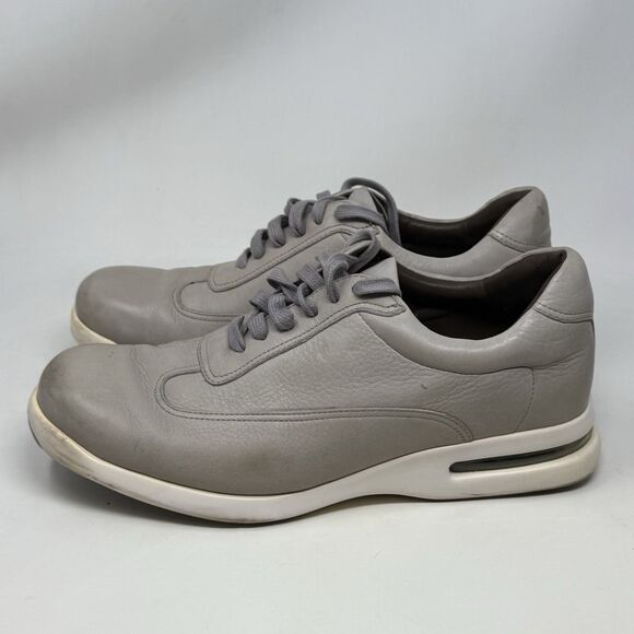 Cole Haan Air Conner Shoes Mens 11 M Gray Leather Casual Comfort Sneakers - Picture 2 of 16